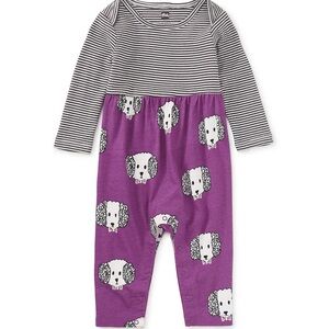 Tea Collection Maltipoo Striped Romper